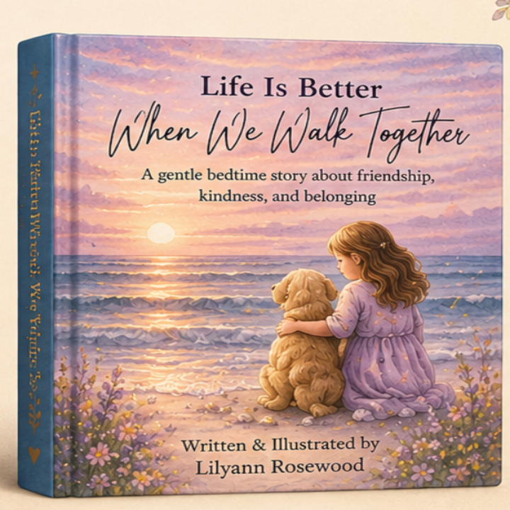 Life Is Better When We Walk Together square book cover