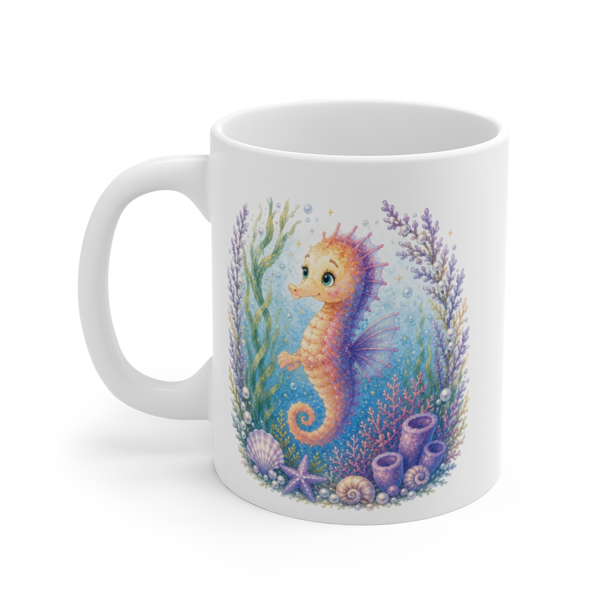 Sage the Seahorse Mug