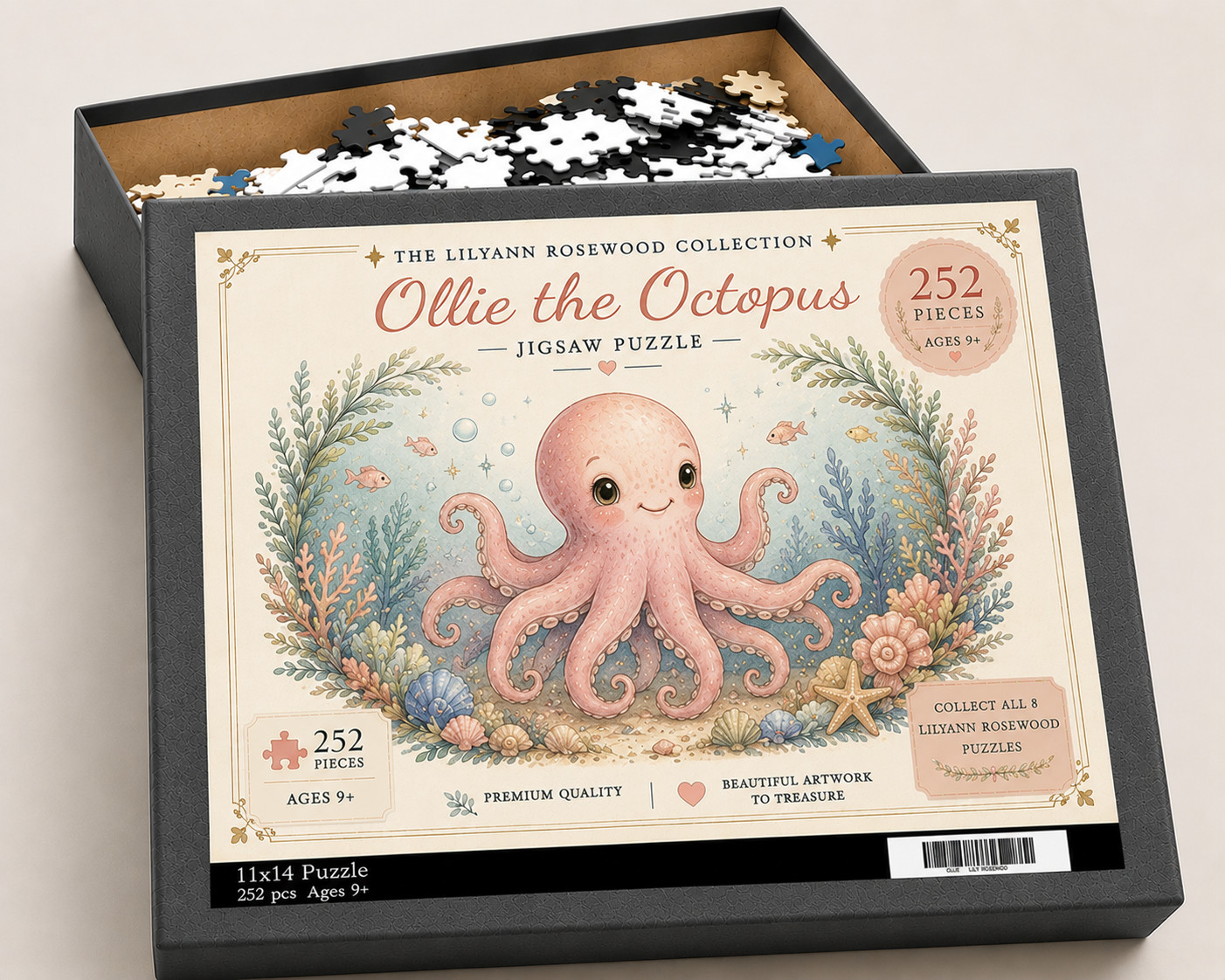 Ollie the Octopus puzzle with illustrated box
