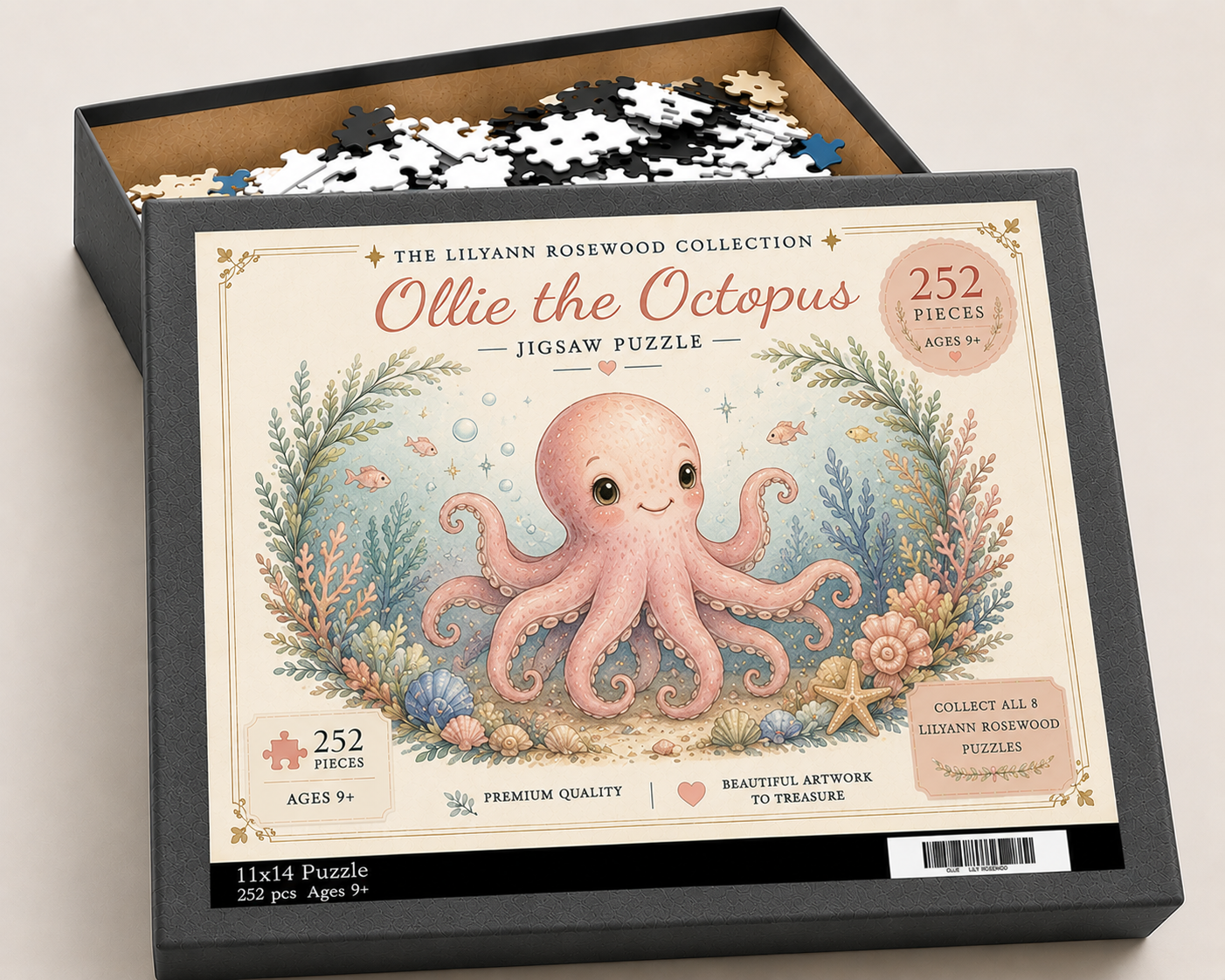 Ollie the Octopus 252-piece puzzle with illustrated box