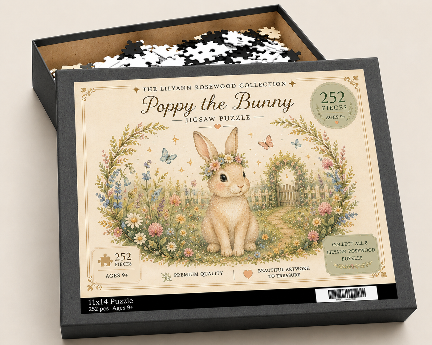 Poppy the Bunny 252-piece puzzle with illustrated box
