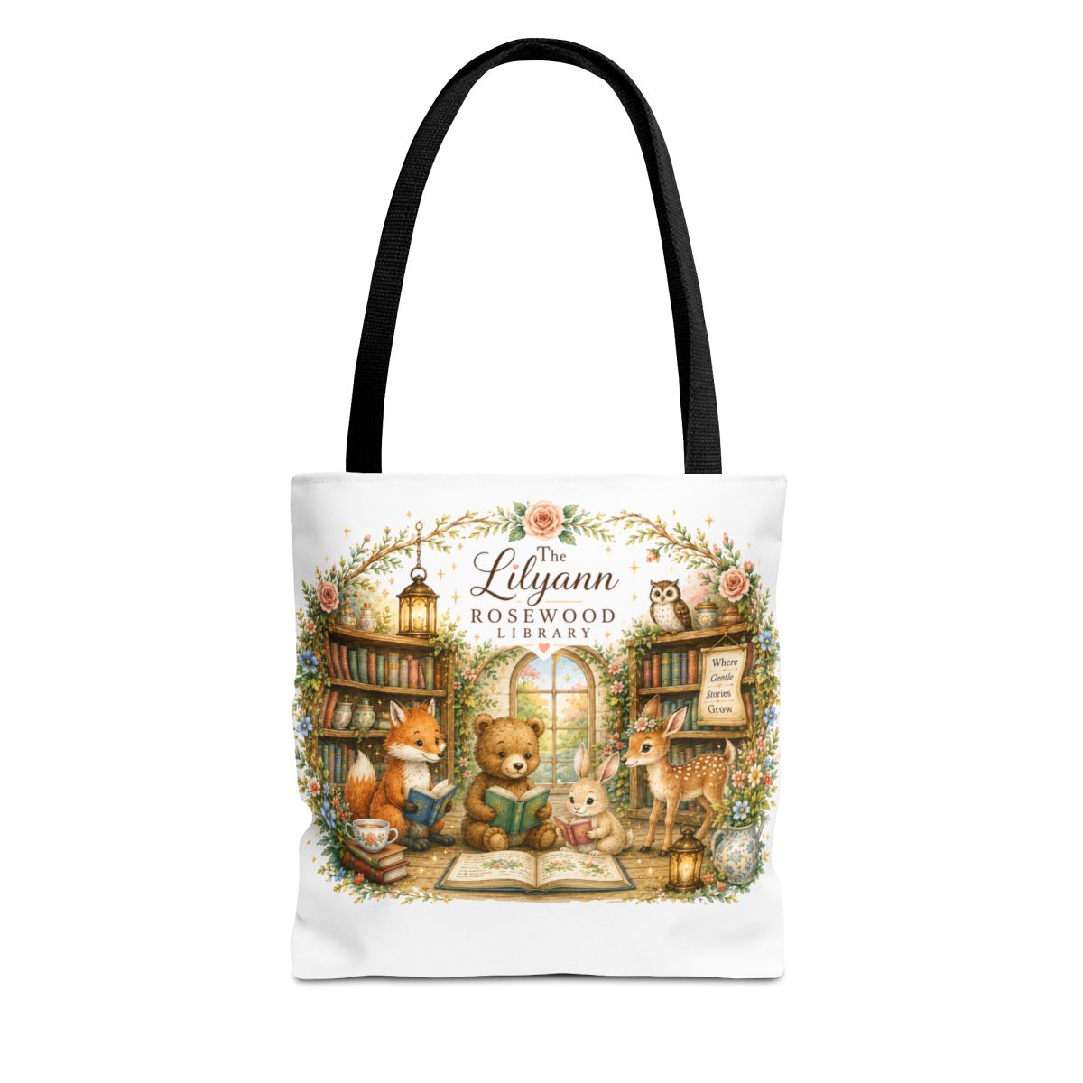 Story Library Two-Sided Tote, side A